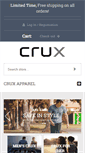 Mobile Screenshot of cruxapparel.com